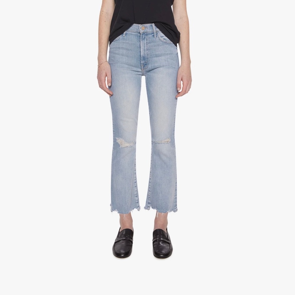 NWT MOTHER Denim - The Hustler Ankle Chew (Color: Petal Plucker / Size: 30)